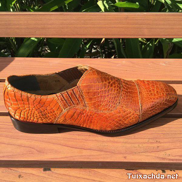 Giày da cá sấu nam giá rẻ tphcm GCS05