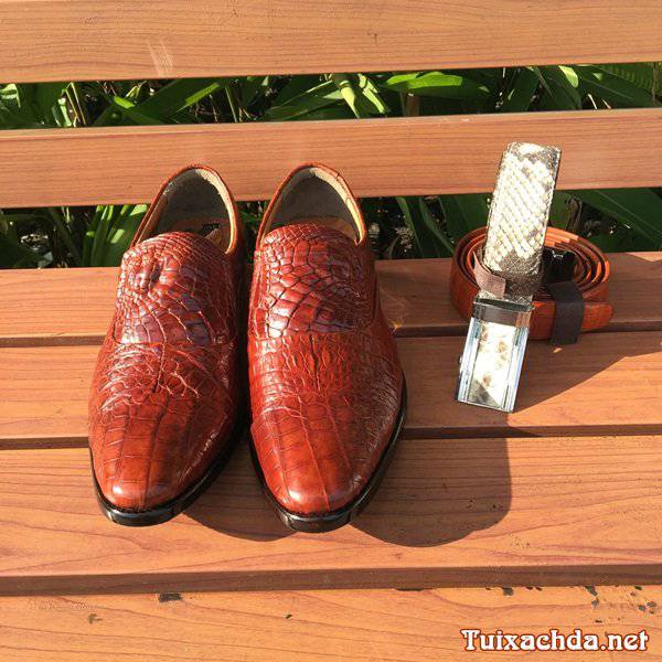 Giày da cá sấu nam hà nội giá rẻ GCS04