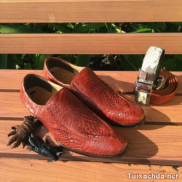 Giày da cá sấu thật giá rẻ tphcm GCS03