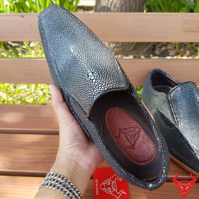 Giày Tây Lười Da Cá Đuối Thái Lan GB01A440