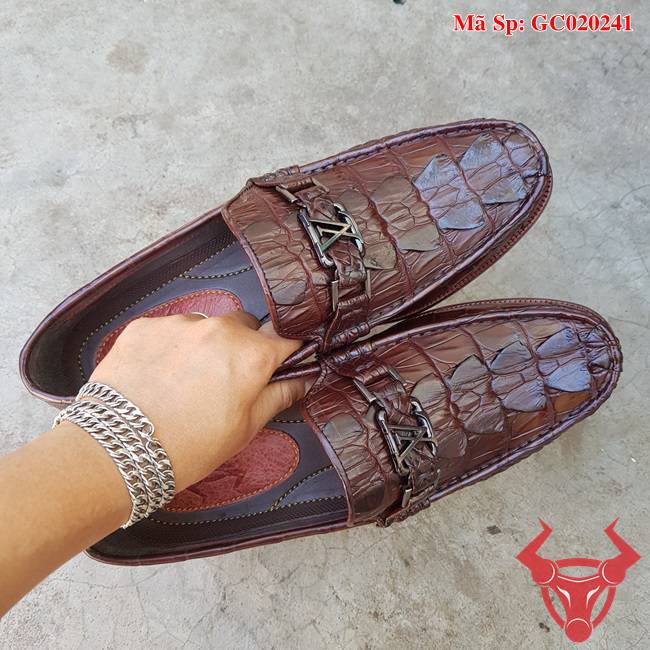 Đặc Quyền và Quý Phái: Giày Mọi Da Cá Sấu Tphcm GC020241
