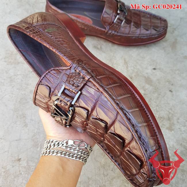 Tự Tin và Độc Đáo: Giày Mọi Da Cá Sấu Tphcm GC020241