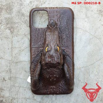 Ốp Lưng Cá Sấu Đầu Cá Sấu Iphone 11 Pro Max OD0210-B