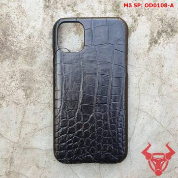 Ốp Lưng Da Cá Sấu Iphone 11 Pro Màu Đen OD0108-A