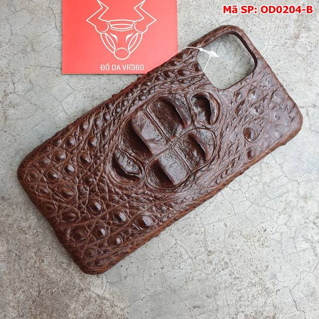 Ốp Lưng Iphone 11 promax Da Cá Sấu OD0204-B