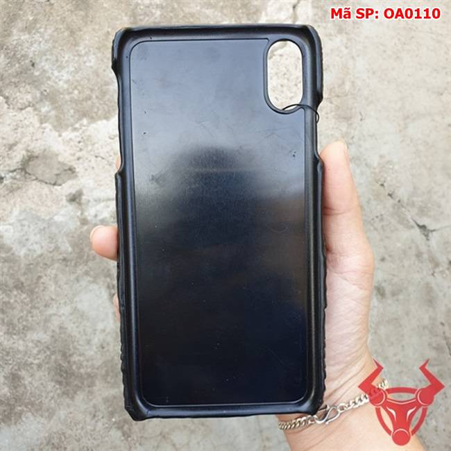 Ốp Lưng Iphone XS Max Da Cá Sấu Đầu Cá Sấu OA0110