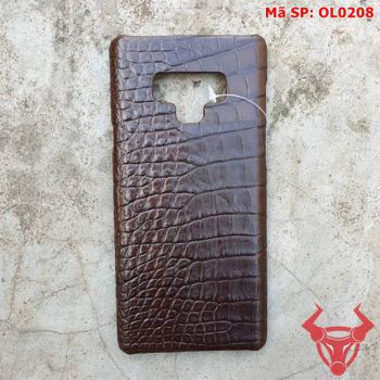 Ốp Lưng Samsung Note 9 Da Cá Sấu Thật OL0208