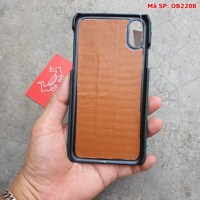 Ốp Lưng Trơn Cá Sấu Iphone 10 OB2208