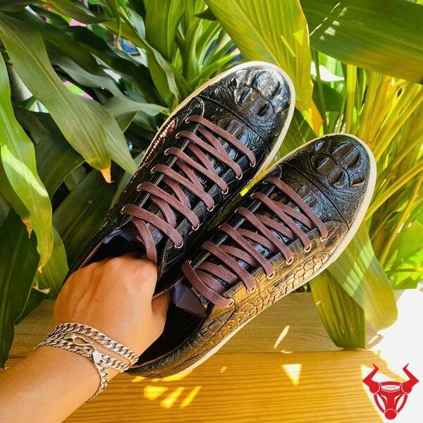 Giày Da Cá Sấu Gù Thể Thao Độc Bản Giày cá sấu gù thể thao dành cho người sành.
