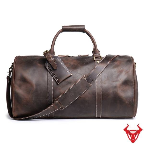 Túi du lịch da bò sáp size lớn TT10 tiện dụng