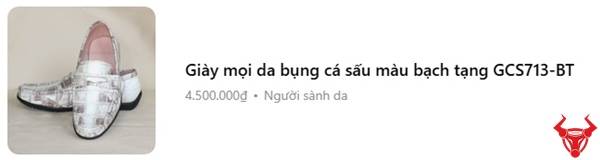 Giày da cá sấu thật phân khúc 4 triệu đóng thủ công kiểu dáng thể thao