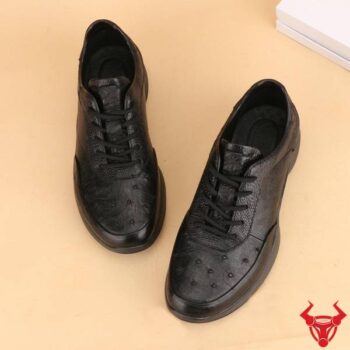 Giày Sneaker Da Bụng Đà Điểu GCS32 Đầy Phong Cách