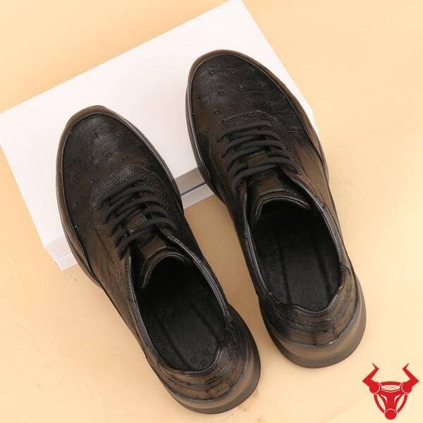 Giày sneaker da bụng đà điểu GCS32 phong cách.