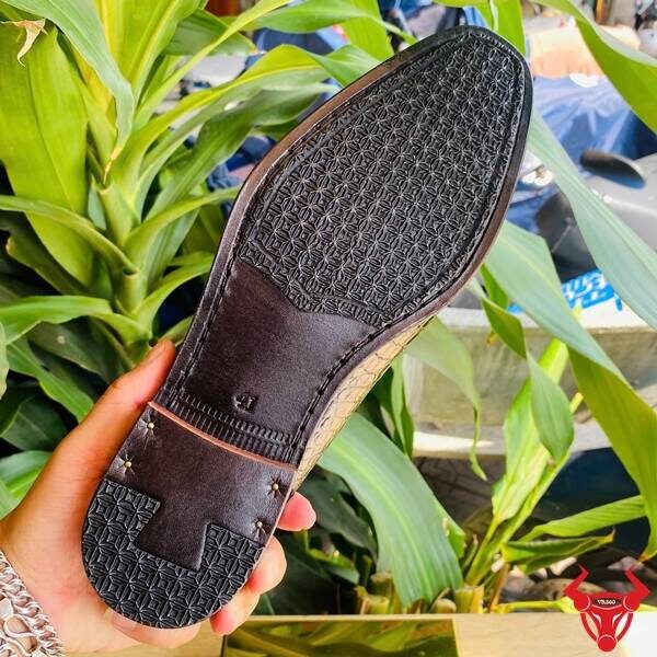 Giày sục mule da cá sấu GDA8 cao cấp
