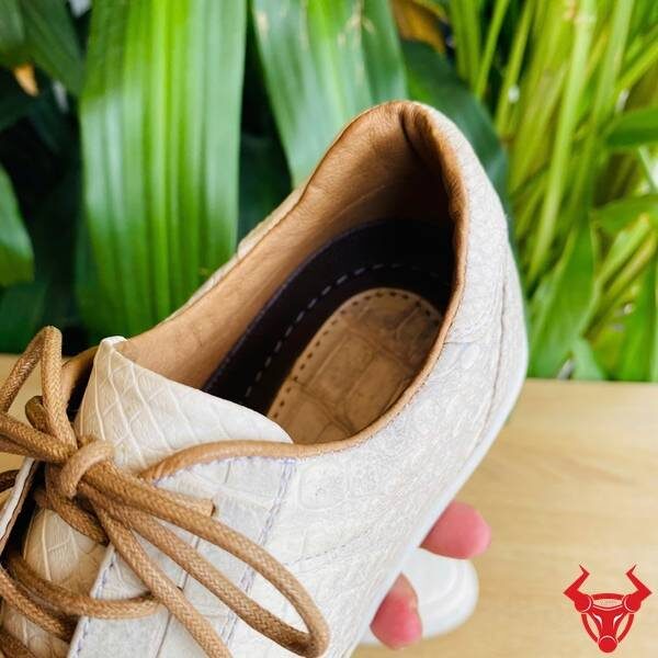 Giày Sneaker Da Cá Sấu Vân Tự Nhiên Giày sneaker da cá sấu đẳng cấp