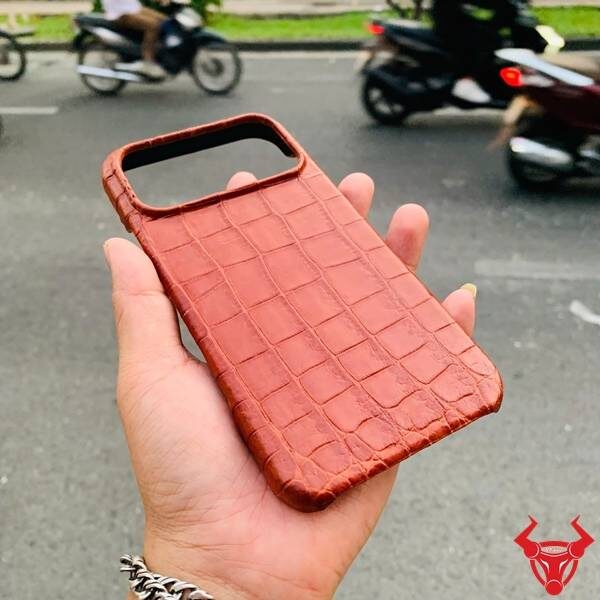 Ốp lưng da cá sấu ELAA8 phong cách doanh nhân