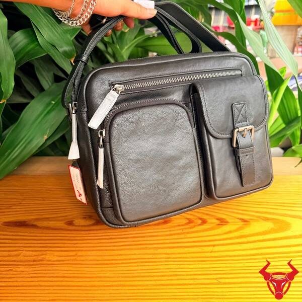 Túi nam da bò Veg A30 bền bỉ