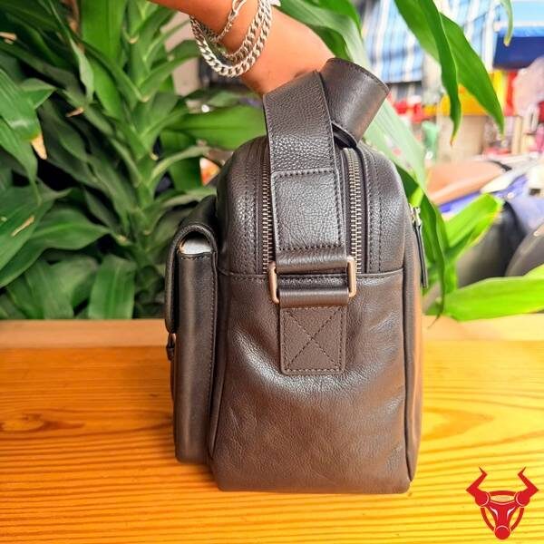 Túi đeo chéo nam da bò Veg cao cấp