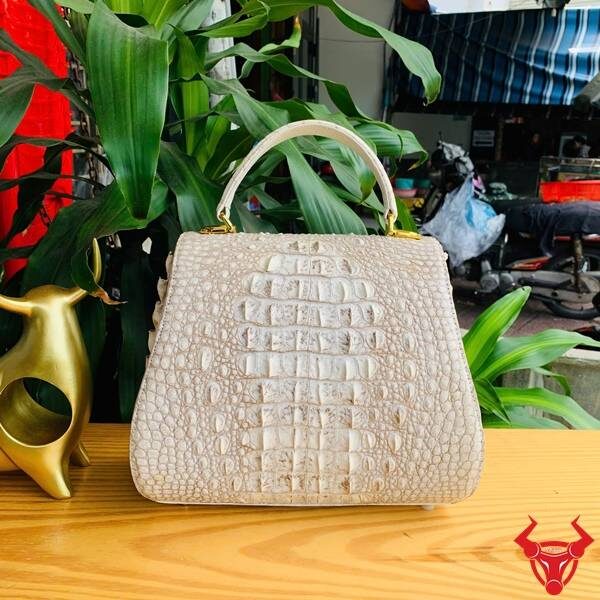 Túi Xách Da Gù Cá Sấu Bạch Tạng Sang Trọng Cho Nữ Túi xách nữ da cá sấu bạch tạng