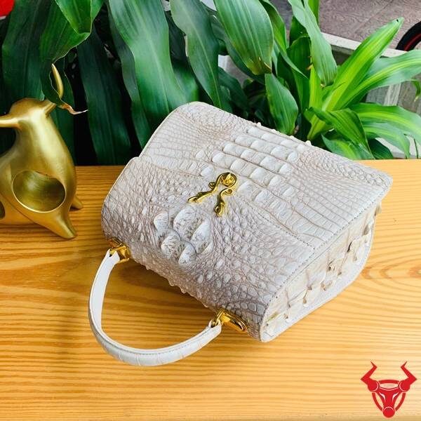 Túi Da Gù Cá Sấu Bạch Tạng Thời Trang Cao Cấp Túi da gù cá sấu bạch tạng độc bản
