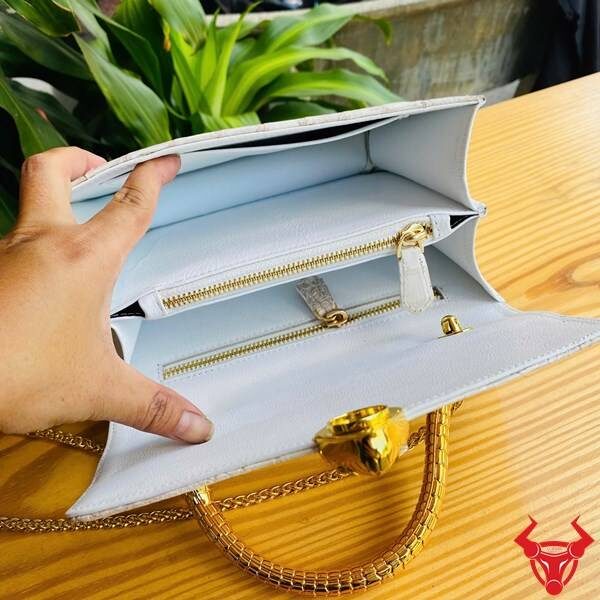 Túi Da Cá Sấu Bạch Tạng Cao Cấp Dành Cho Nữ Túi xách nữ da cá sấu bạch tạng HM-16