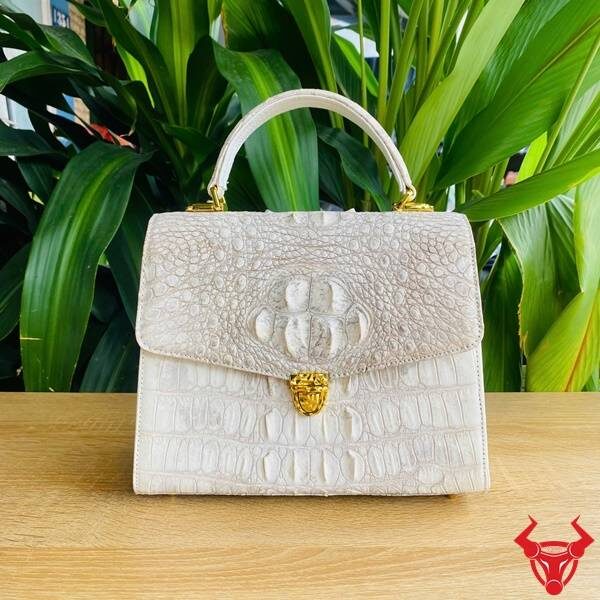 Túi xách nữ da cá sấu bạch tạng SBT03 cao cấp