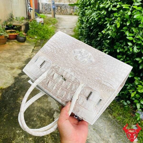 Túi da cá sấu gù bạch tạng TCA4 dành cho giới thượng lưu.