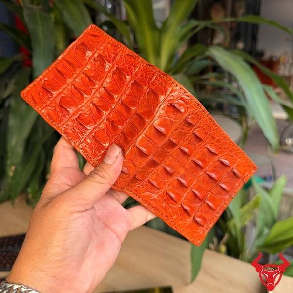 Ví nam da cá sấu gai lưng 2 mặt đẳng cấp.